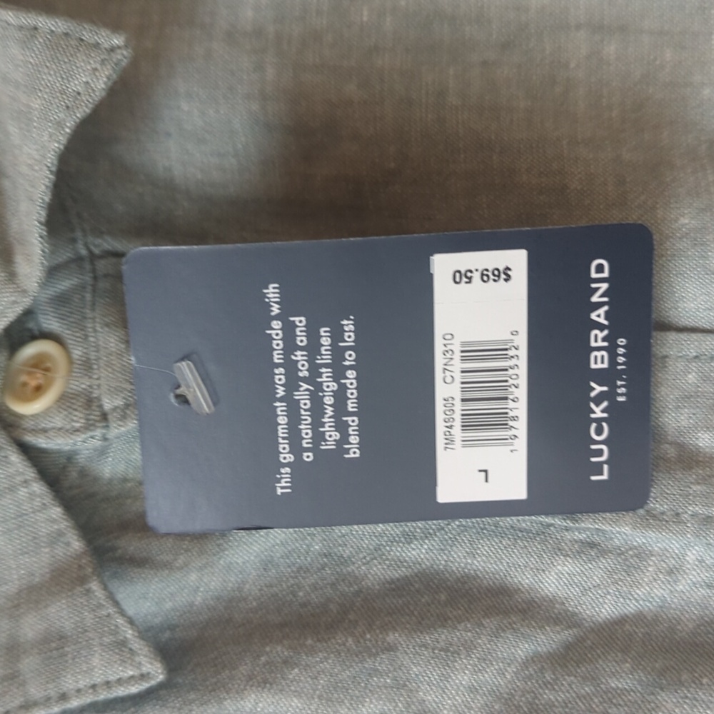 Linen Button Up - Picture 2 of 6